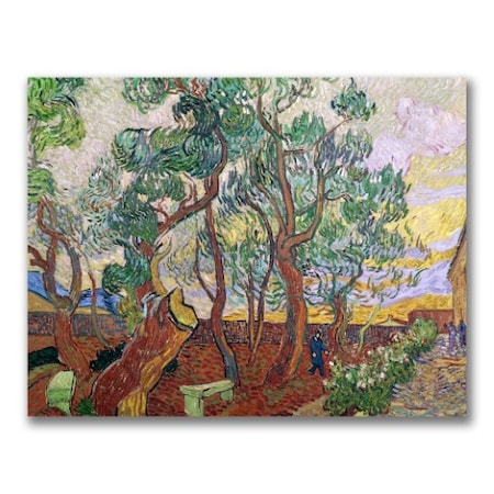 Vincent Van Gogh 'The Garden Of St. Paul' Canvas Art,35x47